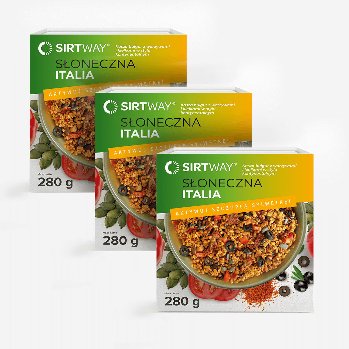 Zestaw 3 x Danie SirtWay Słoneczna Italia